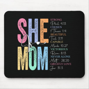 Ist Mama religiöse Verse glauben Christliche Mütte Mousepad