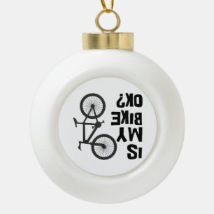 Ist mein Bike OK Funny Mountain Bike? Keramik Kugel-Ornament