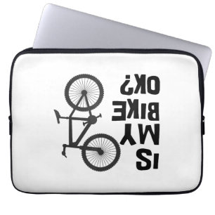 Ist mein Bike OK Funny Mountain Bike? Laptopschutzhülle