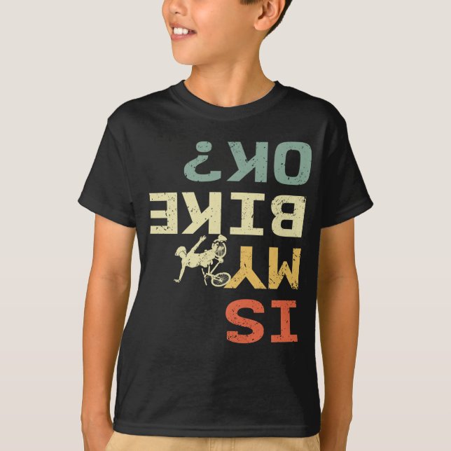 Ist mein Bike Ok Retro Funny Biker? T-Shirt (Vorderseite)