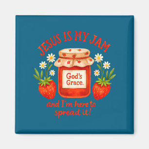 Ist mein Jesus Jam christlicher Glaube Magnet