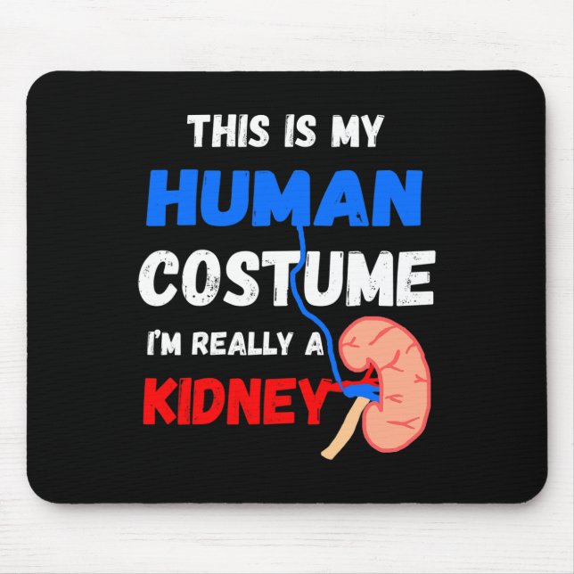 Ist mein menschliches Kostüm ich wirklich eine Nie Mousepad (Vorne)