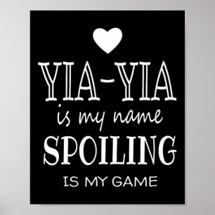 Ist mein Name Yia-yia Geschenke für Griechenland g Poster