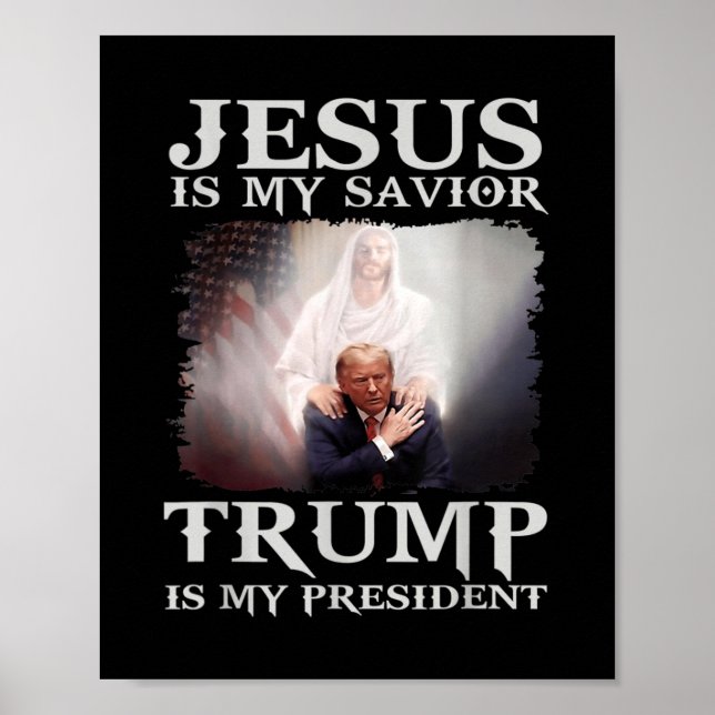 Ist mein Retter Trump mein Präsident 1 Poster (Vorne)
