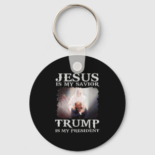 Ist mein Retter Trump mein Präsident 1 Schlüsselanhänger