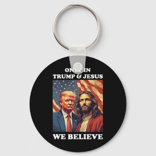 Ist mein Retter Trump mein Präsident Pro Republika Schlüsselanhänger