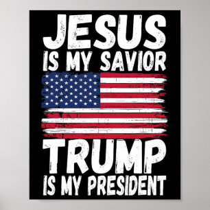 Ist mein Retter Trump mein republikanisches Gesche Poster