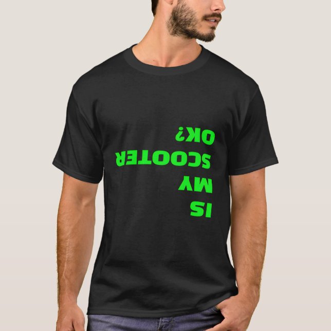 Ist mein Scooter OK Funny Updown Stunt Scooter Q T-Shirt (Vorderseite)