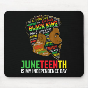Ist mein Unabhängigkeitstag der schwarze König Vat Mousepad