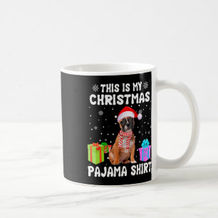 Ist mein Weihnachts-Französisch Bulldog Dog Pajama Kaffeetasse