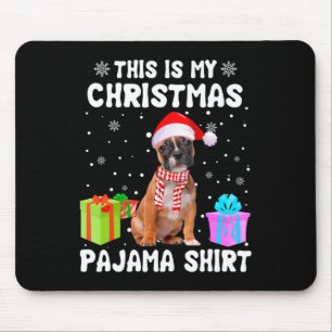 Ist mein Weihnachts-Französisch Bulldog Dog Pajama Mousepad