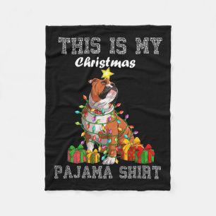 Ist mein Weihnachts-Pajama Fleecedecke