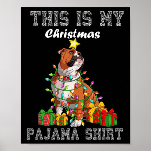 Ist mein Weihnachts-Pajama Poster