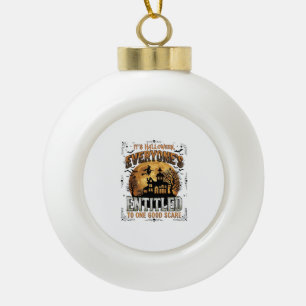 Ist menschliches Kostüm Französische Bulldogge Kür Keramik Kugel-Ornament