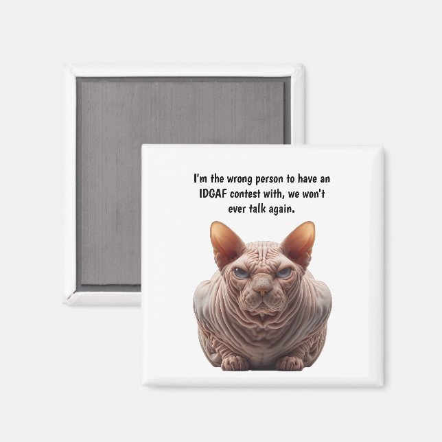Ist mir egal  magnet (Vorderseite/Rückseite)