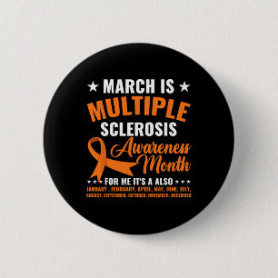 Ist Multiple Sklerose Sensibilisierungsmonat Frau  Button