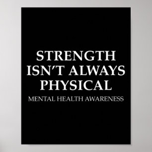 Ist nicht immer der physische Kampf gegen psychisc Poster