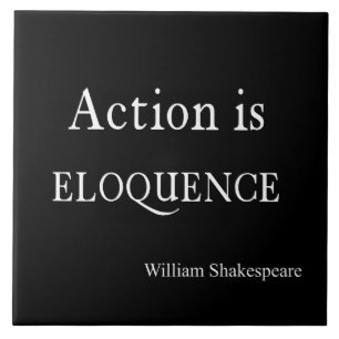 Ist personalisierte Zitat-Aktion Shakespeare Fliese