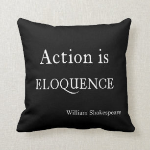 Ist personalisierte Zitat-Aktion Shakespeare Kissen