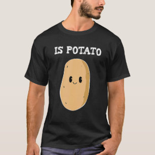 Ist Potato Niedlich Potato spät abends Fernseher i T-Shirt