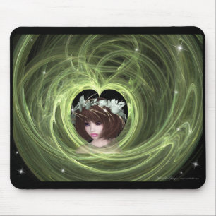 Ist sie ein Traum? Fantasie/Fraktal Mousepad