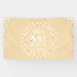 Ist sie nicht ein erbarmungsloses Yellow Daisy Bir Banner