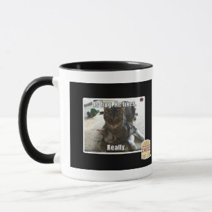 Ist Umarmung. Er mag Tasse