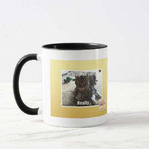 Ist Umarmung. Er mag Tasse