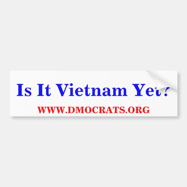 Ist Vietnam noch da? Autoaufkleber (Vorne)