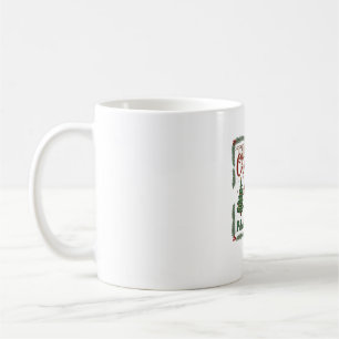 Ist Weihnachten Pyjama Basketball Santa Hut Bäume Kaffeetasse