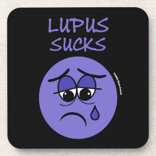 IST ZUM KOTZEN...Lupus Getränkeuntersetzer