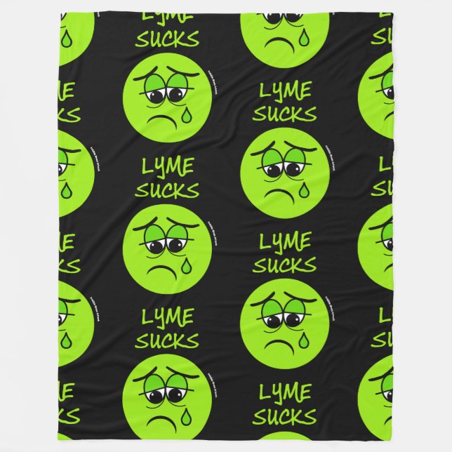 IST ZUM KOTZEN... Lyme Fleecedecke (Vorderseite)