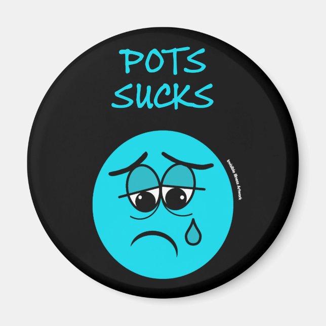 IST ZUM KOTZEN... POTS MAGNET (Vorne)
