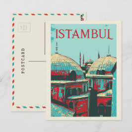 Istambul Hagia Sophia Abbildung Türkei Postcard Postkarte