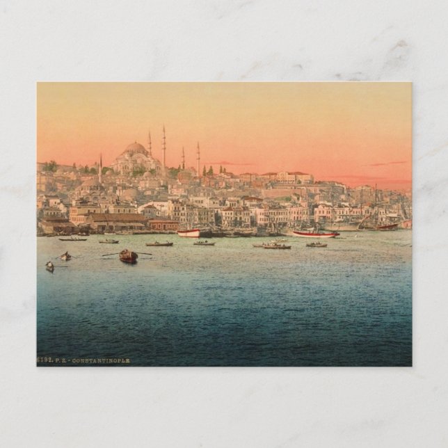 Istanbul - Aussicht von der Brücke aus Postkarte (Vorderseite)