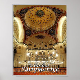 Istanbul - Basilika von Solimano - Türkei - Poster