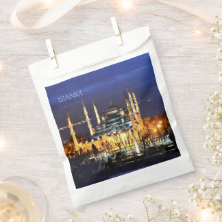 Istanbul Blue Mosque Night Scenery Premium Travel  Geschenktütchen