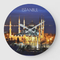 Istanbul Blue Mosque Night Scenery Premium Travel