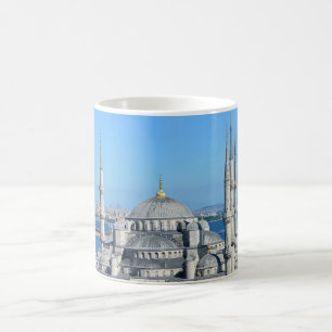 Istanbul Blue Mosque Night Scenery Premium Travel Verwandlungstasse