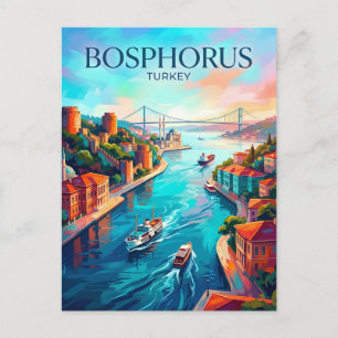 Istanbul - Bosporus Türkei Postkarte