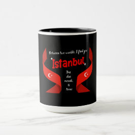 Istanbul-Design mit zweisprachigen Lieben Tasse