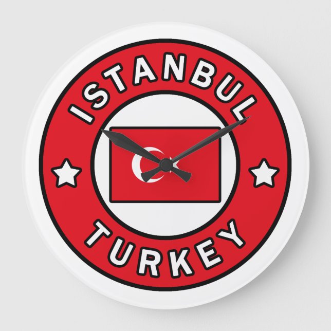 Istanbul die Türkei Große Wanduhr (Vorderseite)