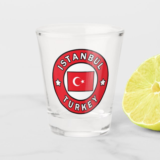 Istanbul die Türkei Schnapsglas (Vorderseite)