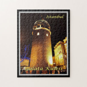 Istanbul - Galata Kulesi am Abend - Türkei -