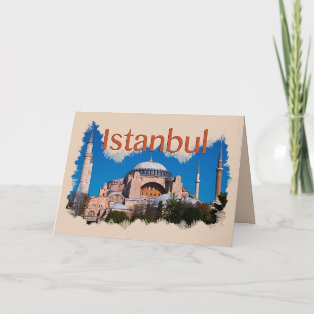Istanbul: Hagia Sophia Karte (Vorderseite)