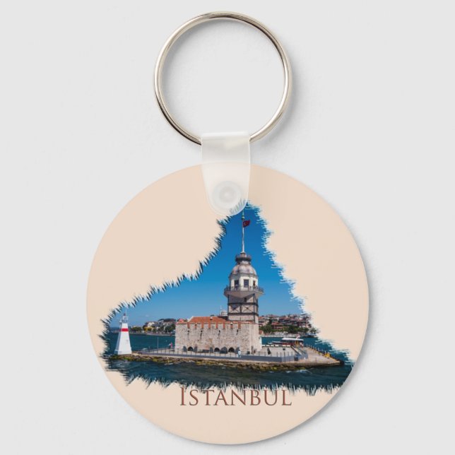 Istanbul: Maidens Turm Schlüsselanhänger (Vorderseite)