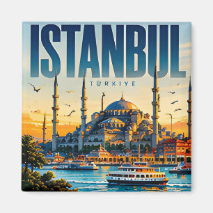 🌅 Istanbul Moderne Skyline Stadtstil 🌅 Magnet