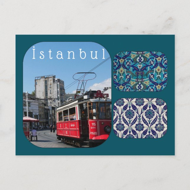 Istanbul Multi-View Postkarte (Vorderseite)