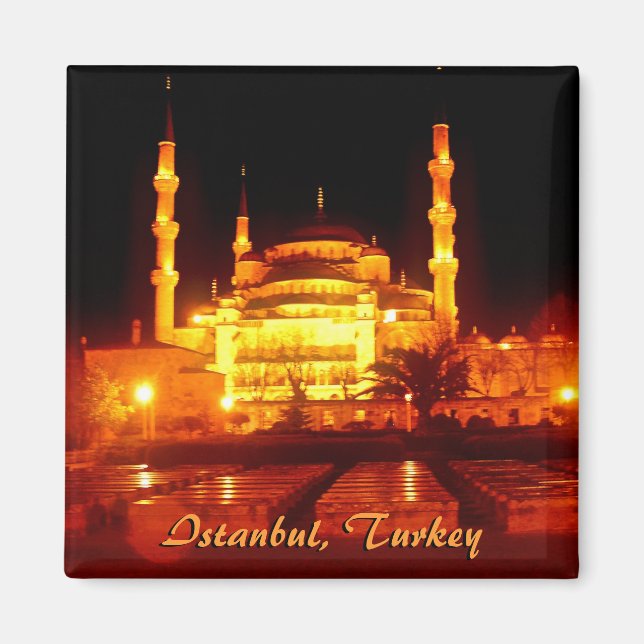 Istanbul Nuits : Turquie Magnet (Devant)