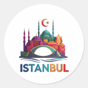 ISTANBUL RUNDER AUFKLEBER